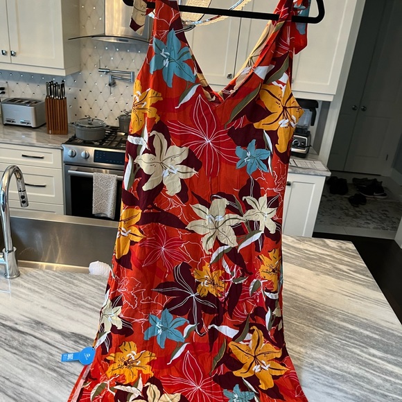 Best SUMMER 🌺beach dress size large bathing suit cover up FESTIVE HOLIDAY🌺 - Picture 1 of 17